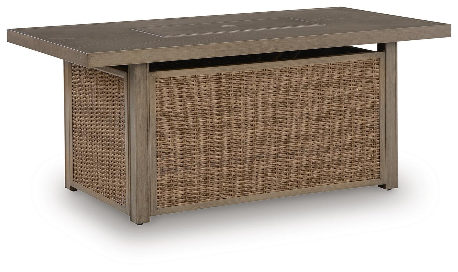 Laguna Heights Outdoor Fire Pit Table - Beige (1)