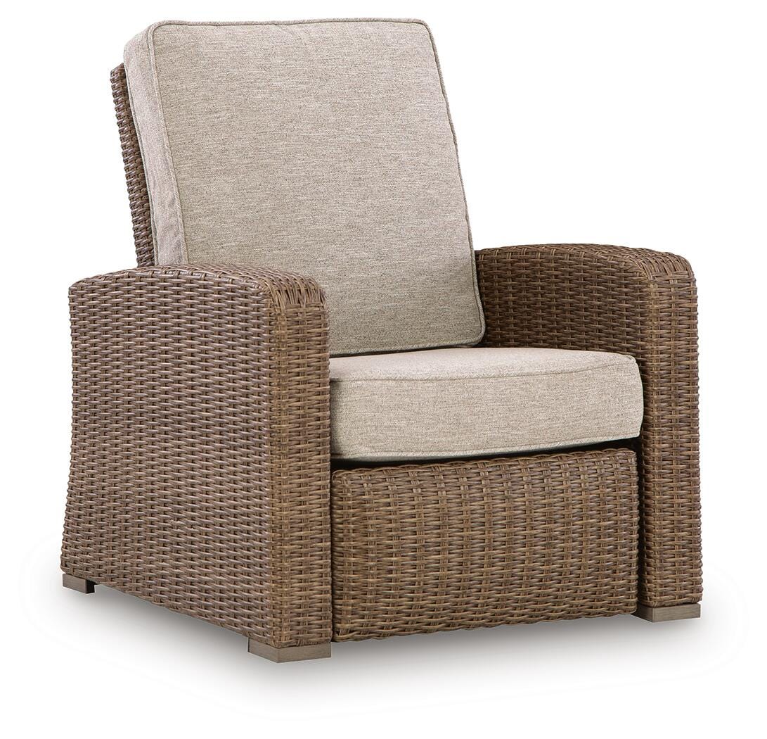 Laguna Heights Outdoor Recliner - Beige (1)