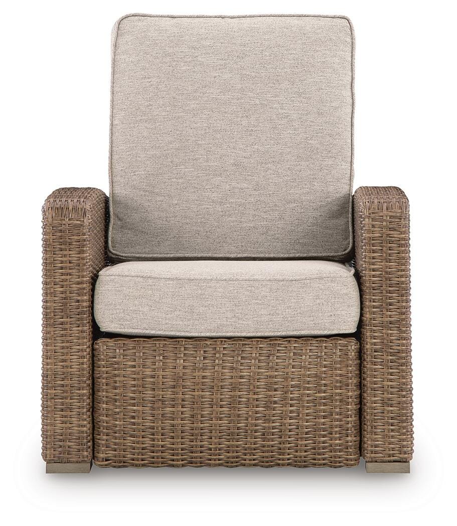 Laguna Heights Outdoor Recliner - Beige (4)
