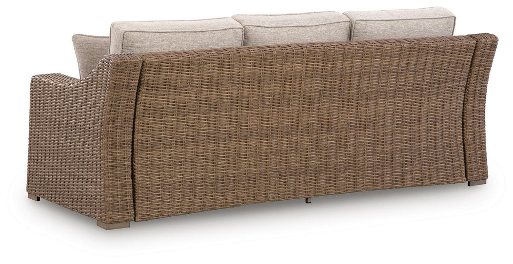 Laguna Heights Outdoor Sofa with Cushion - Beige (4)