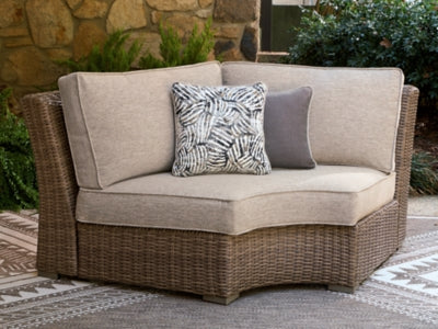 Laguna Heights Outdoor Curved Corner Chair with Cushion