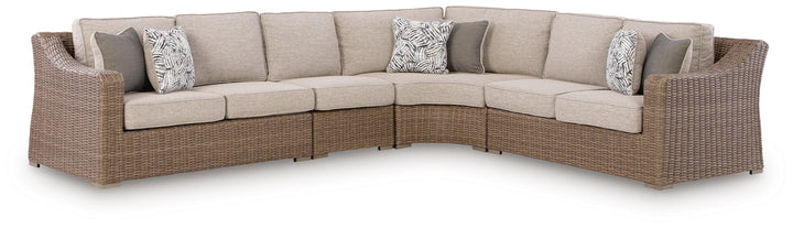Laguna Heights 4-Piece Outdoor Sectional - Beige (1)