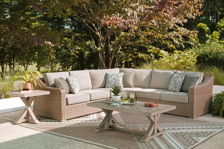 Laguna Heights 3-Piece Outdoor Sectional - Beige (2)