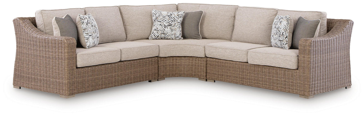 Laguna Heights 3-Piece Outdoor Sectional - Beige (1)