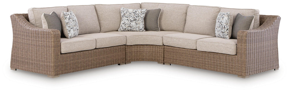 Laguna Heights 3-Piece Outdoor Sectional - Beige (1)