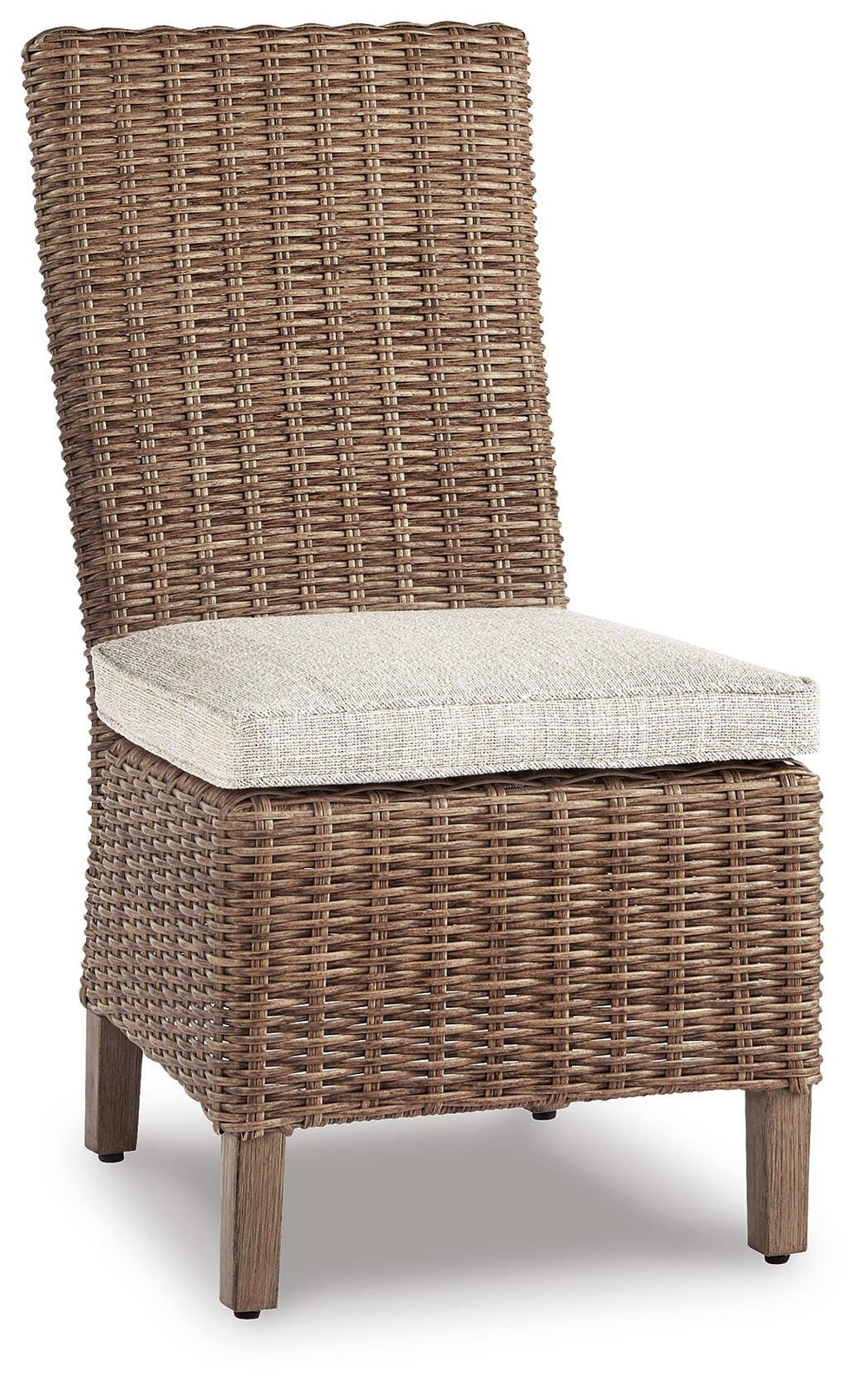 Beachcroft Outdoor Side Chair with Cushion (Set of 2) - Beige (3)
