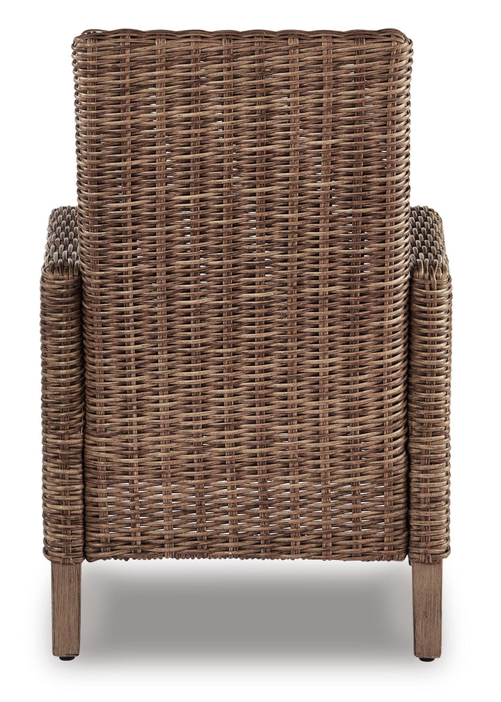 Beachcroft Outdoor Arm Chair with Cushion (Set of 2) - Beige (4)