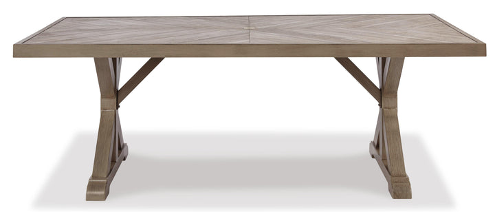 Beachcroft Outdoor Dining Table - Beige (3)