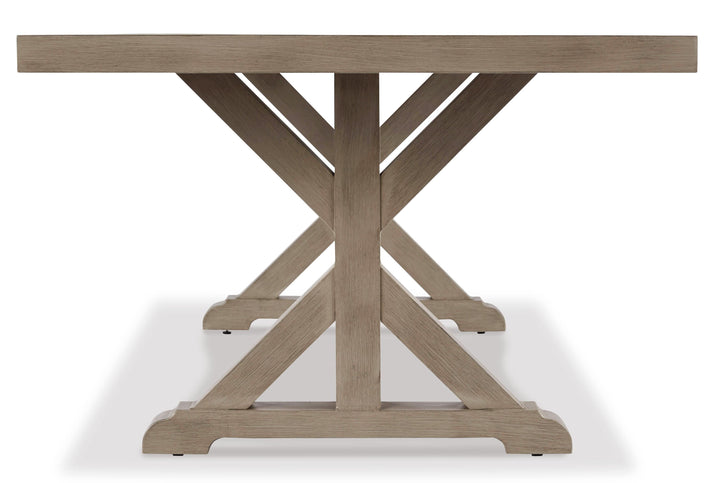 Beachcroft Outdoor Dining Table - Beige (5)