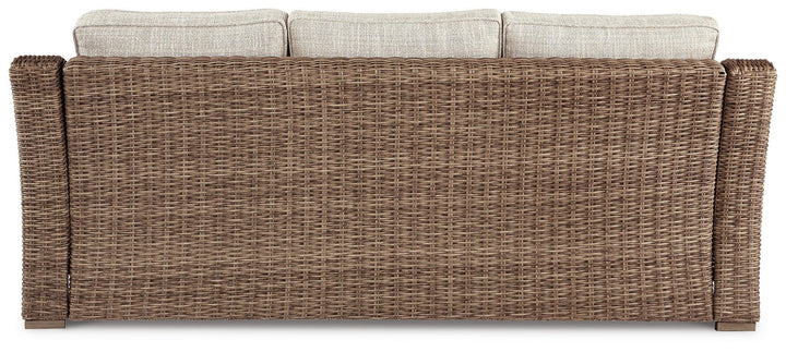 Beachcroft Outdoor Sofa with Cushion - Beige (6)
