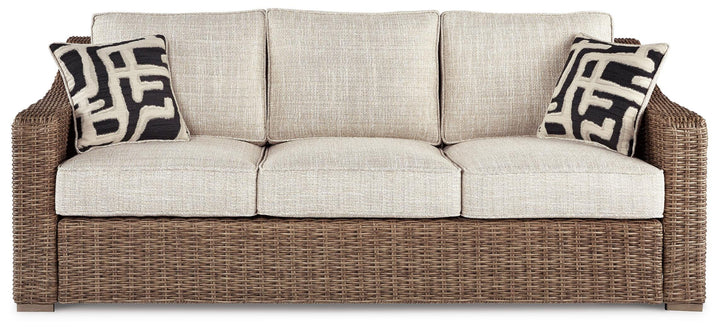 Beachcroft Outdoor Sofa with Cushion - Beige (3)