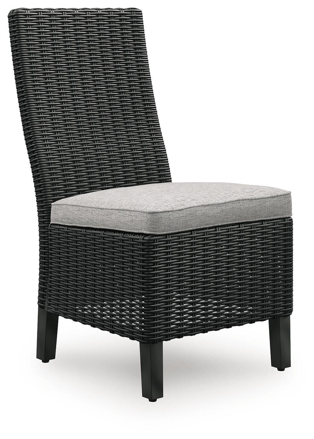 Beachcroft Outdoor Side Chair with Cushion (Set of 2) - Black (3)