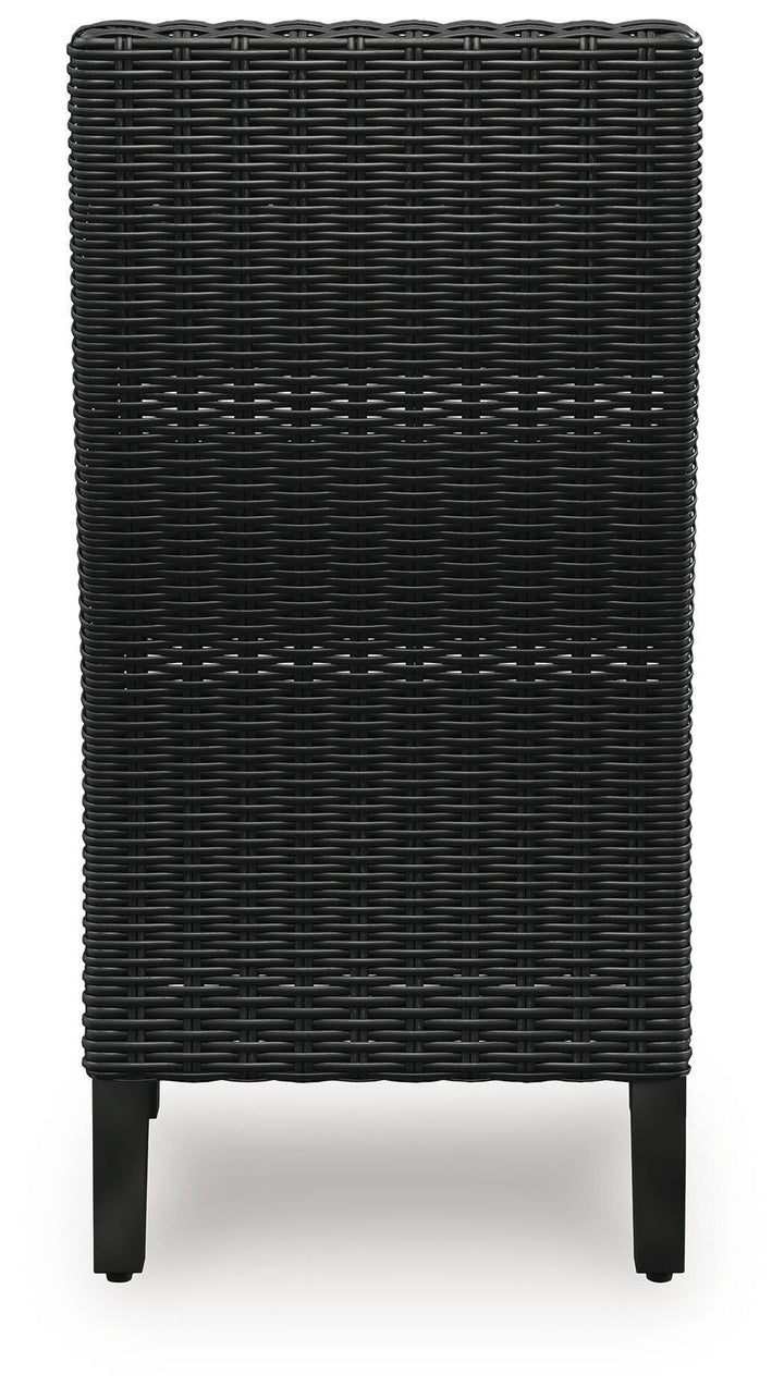 Beachcroft Outdoor Side Chair with Cushion (Set of 2) - Black (6)