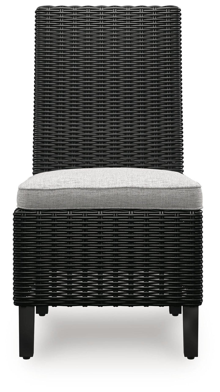 Beachcroft Outdoor Side Chair with Cushion (Set of 2) - Black (5)