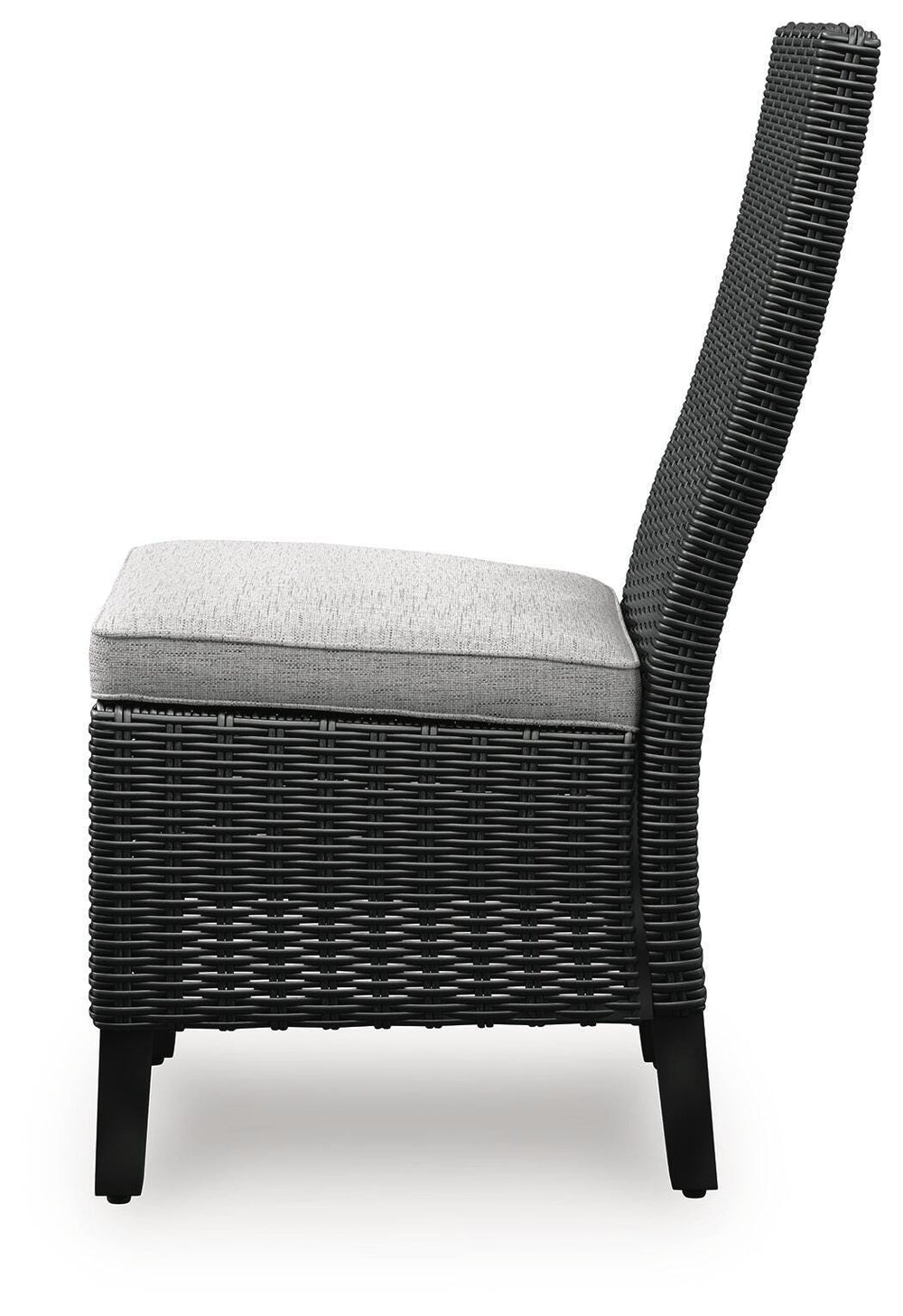 Beachcroft Outdoor Side Chair with Cushion (Set of 2) - Black (7)