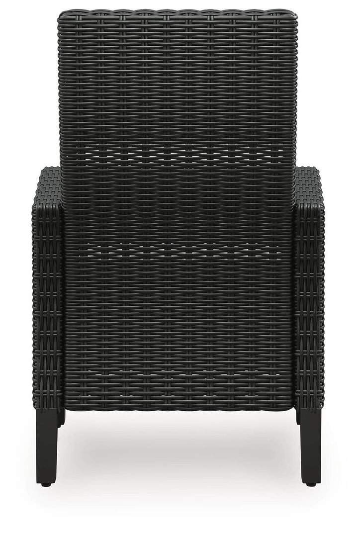 Beachcroft Outdoor Arm Chair with Cushion (Set of 2) - Black (6)