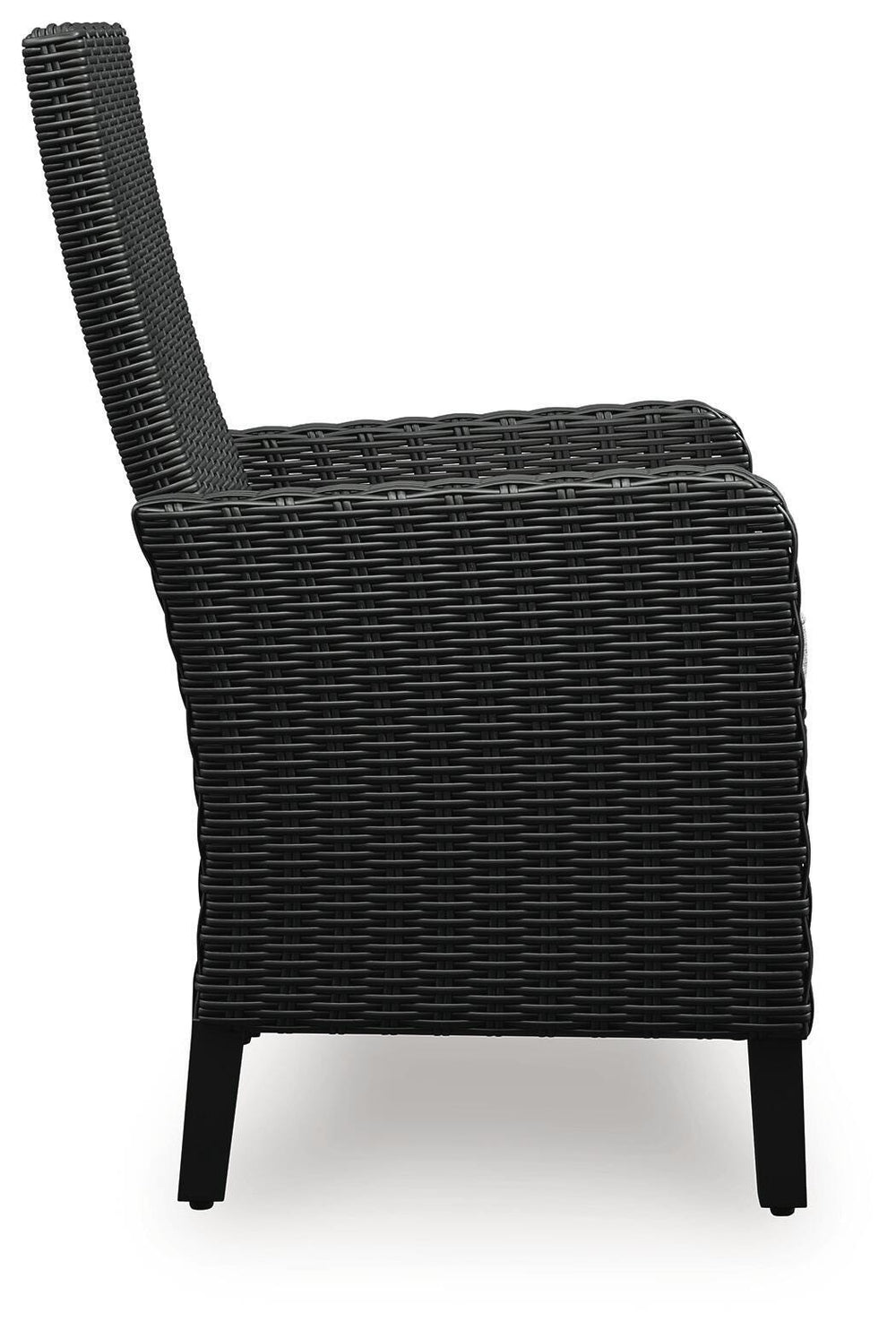 Beachcroft Outdoor Arm Chair with Cushion (Set of 2) - Black (8)