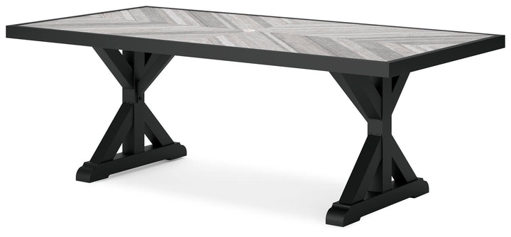 Beachcroft Outdoor Dining Table - Black (3)