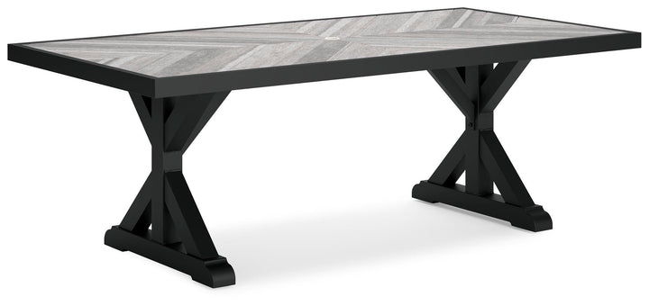 Beachcroft Outdoor Dining Table - Black (1)