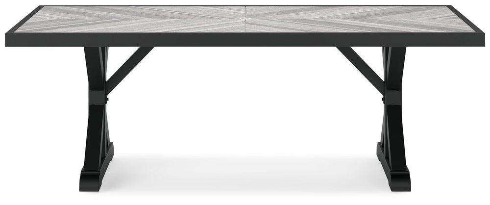 Beachcroft Outdoor Dining Table - Black (5)