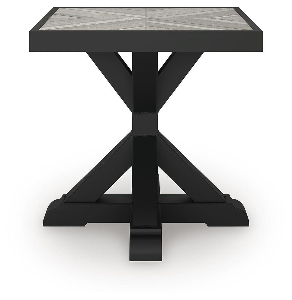 Beachcroft Outdoor End Table - Black (5)