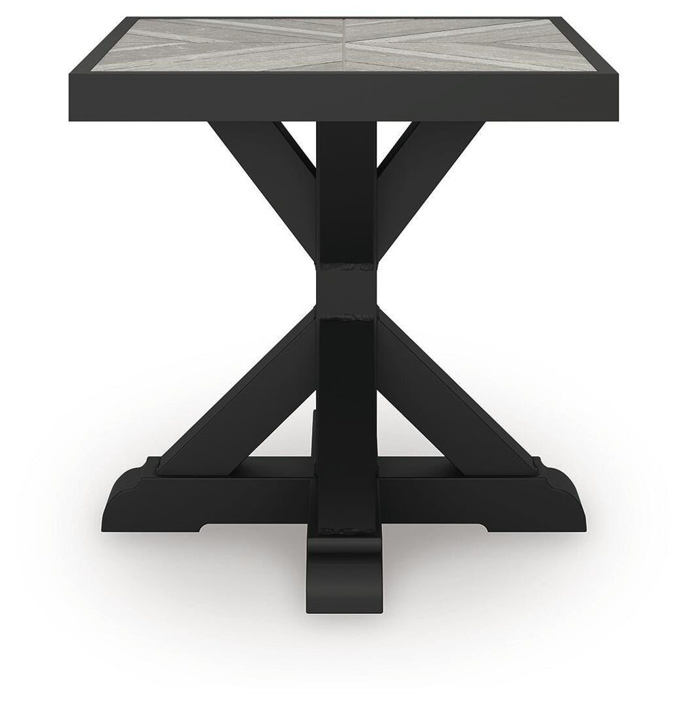 Beachcroft Outdoor End Table - Black (6)