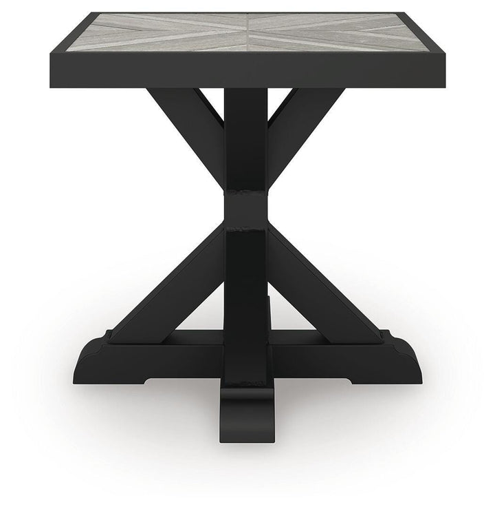 Beachcroft Outdoor End Table - Black (7)