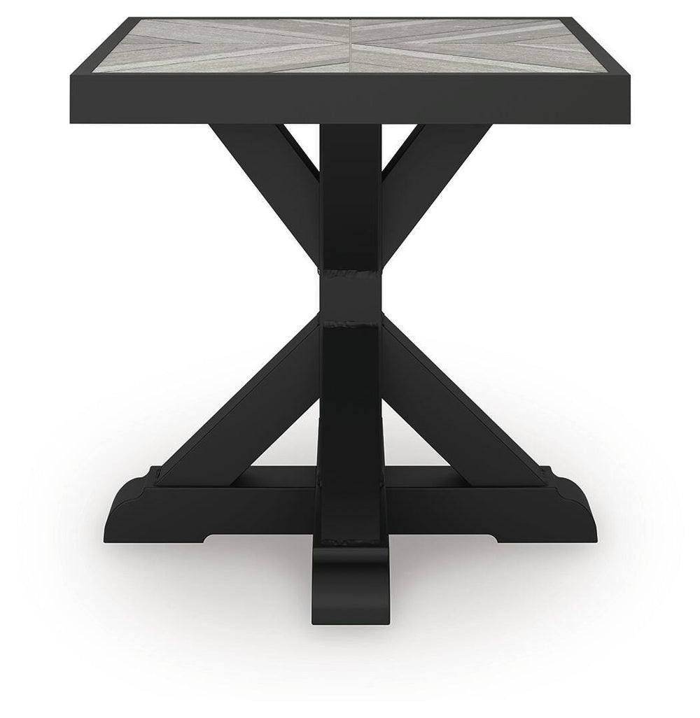 Beachcroft Outdoor End Table - Black (8)