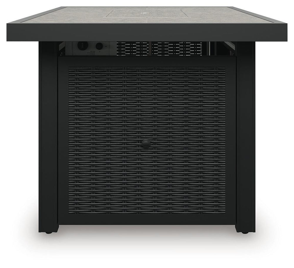 Beachcroft Outdoor Fire Pit Table - Black (7)