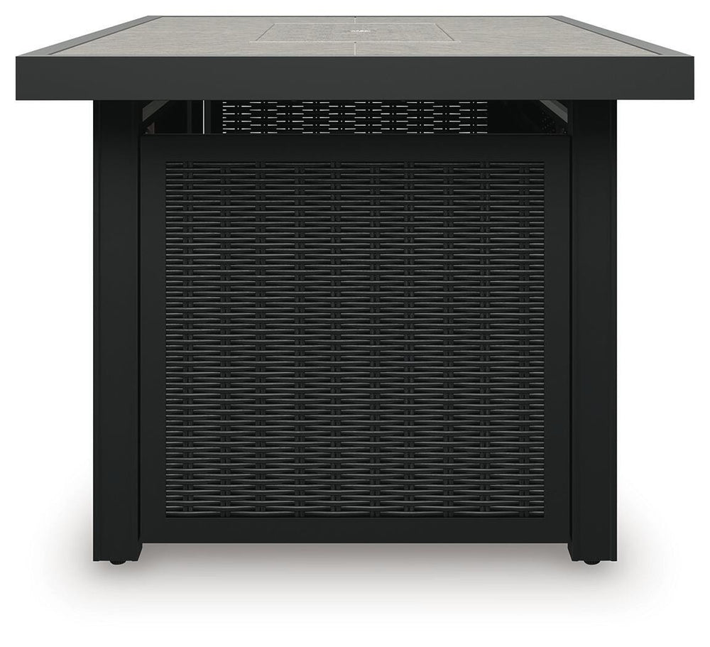 Beachcroft Outdoor Fire Pit Table - Black (6)