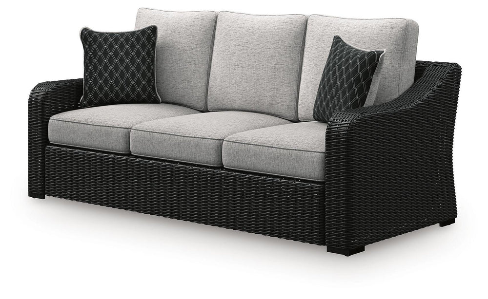 Beachcroft Outdoor Sofa with Cushion - Black (3)