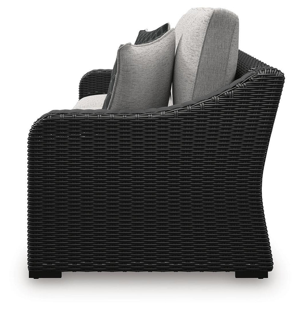 Beachcroft Outdoor Sofa with Cushion - Black (6)