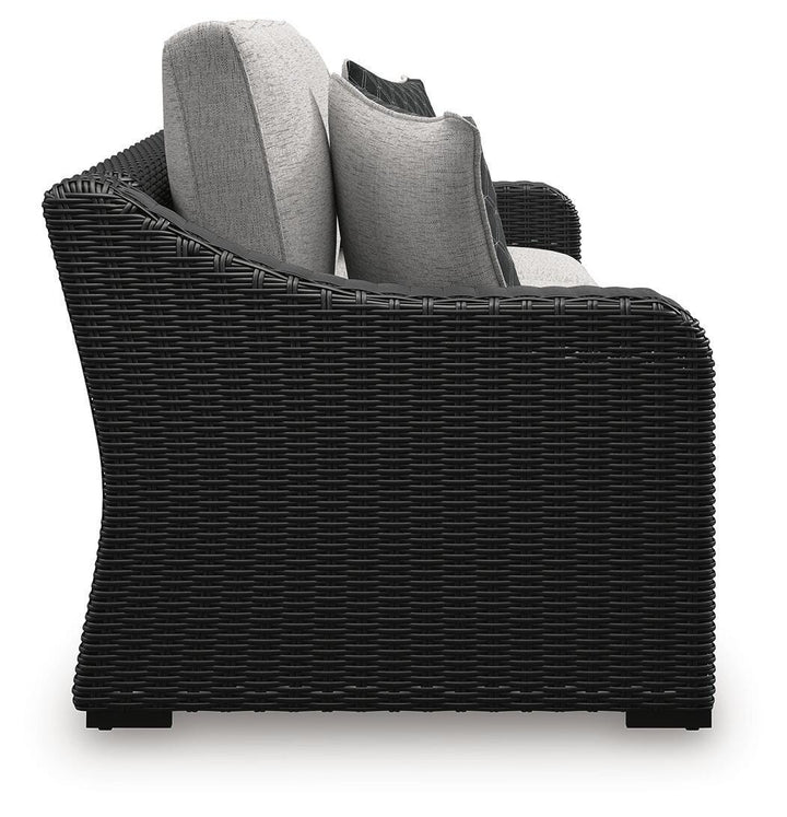 Beachcroft Outdoor Sofa with Cushion - Black (7)