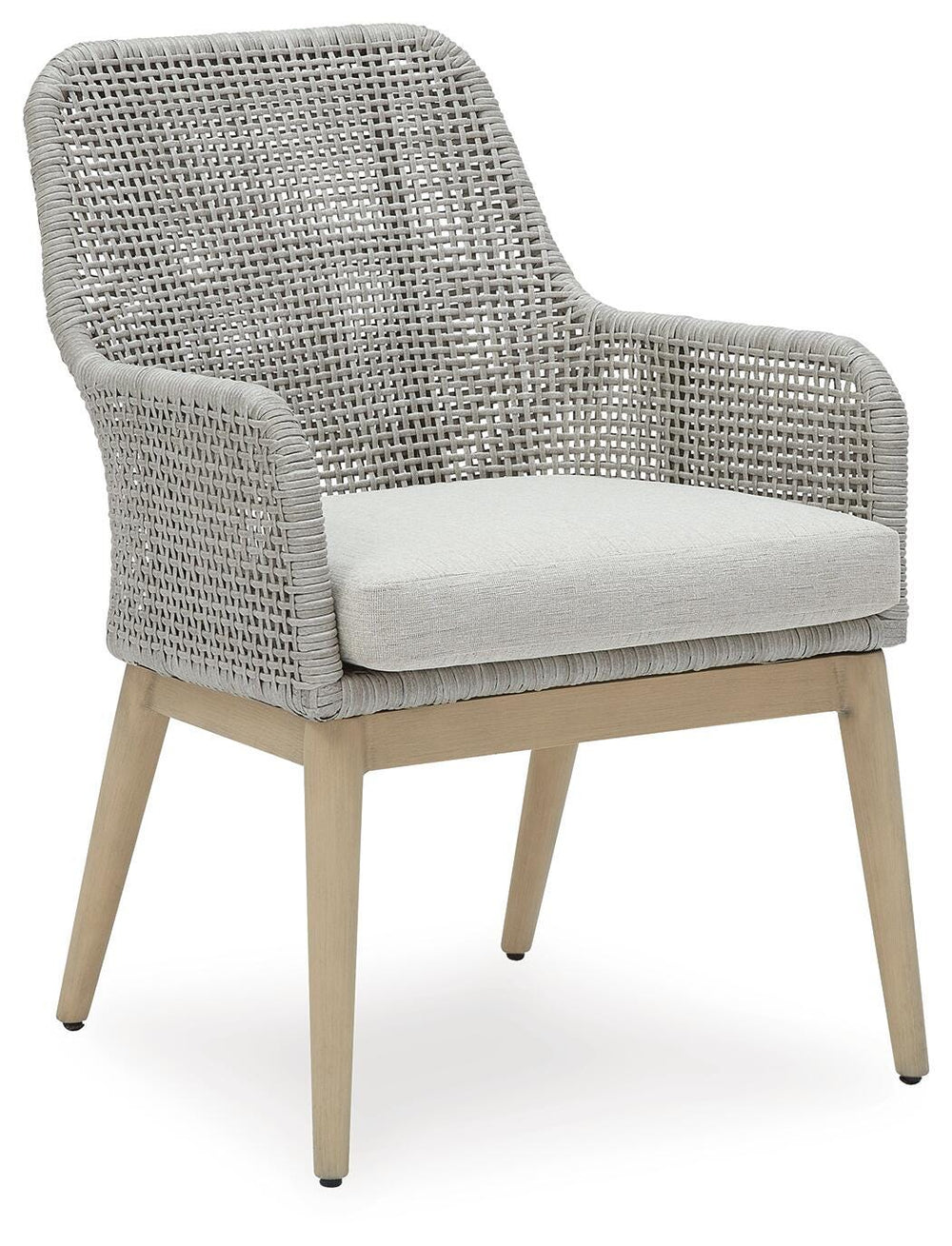 Seton Creek Outdoor Dining Arm Chair (Set of 2) - Dark Gray (3)