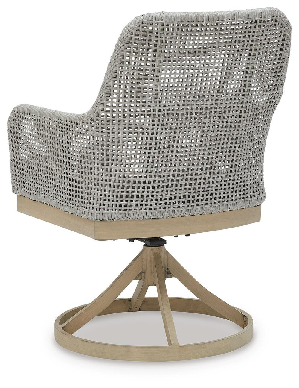 Seton Creek Outdoor Swivel Dining Chair (Set of 2) - Dark Gray (6)