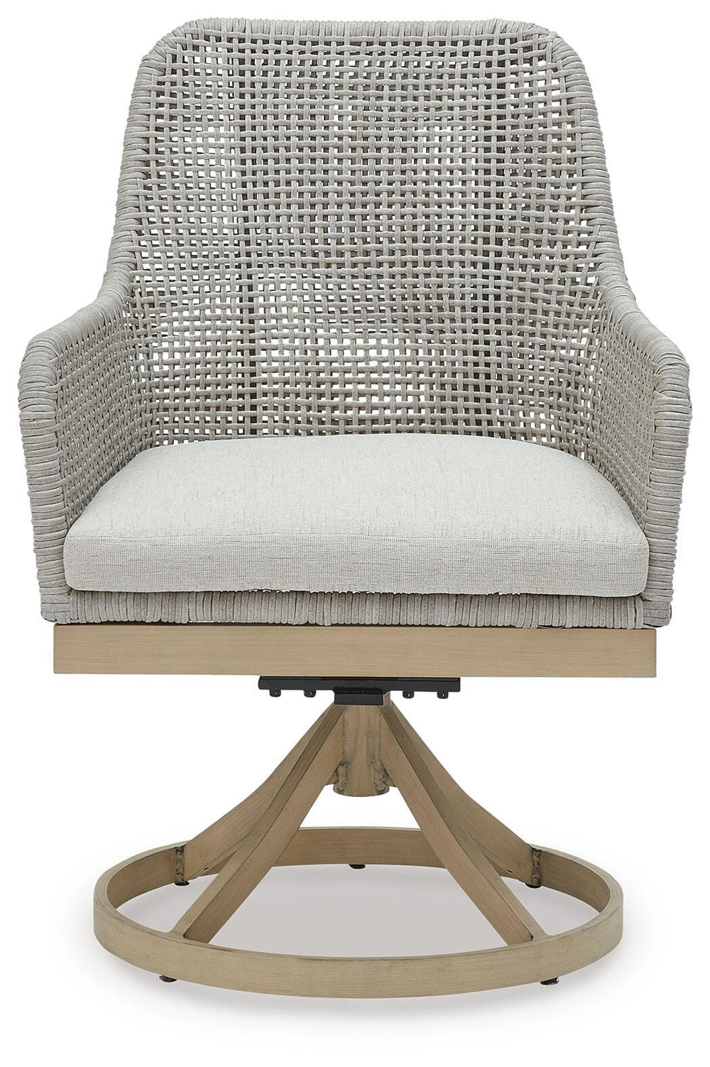 Seton Creek Outdoor Swivel Dining Chair (Set of 2) - Dark Gray (4)