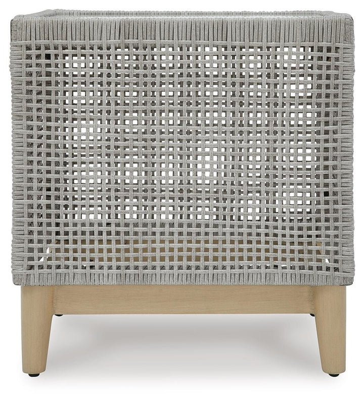 Seton Creek Outdoor End Table - Dark Gray (4)