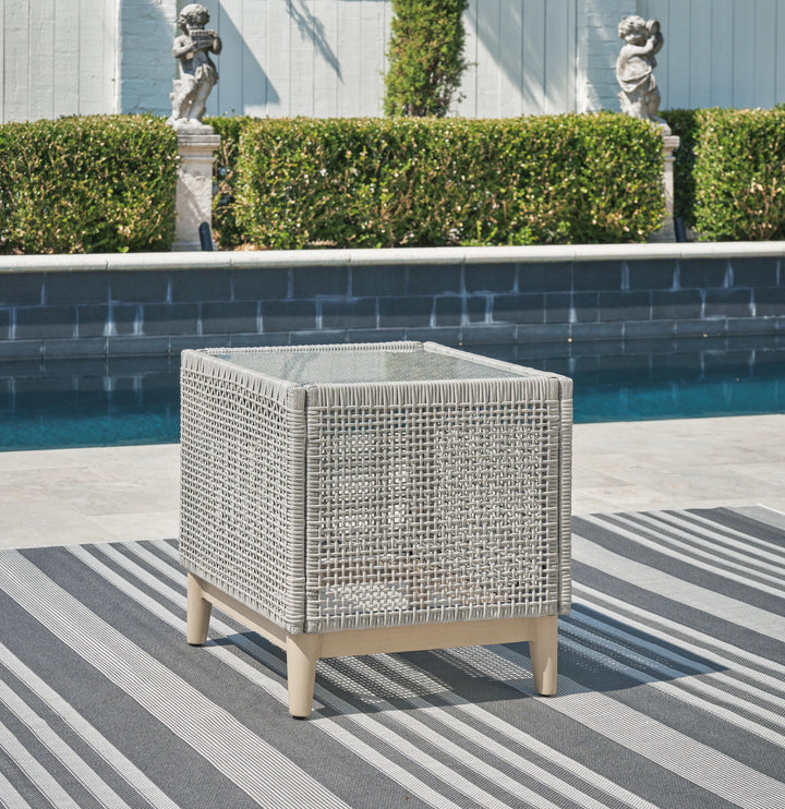Seton Creek Outdoor End Table - Dark Gray (2)