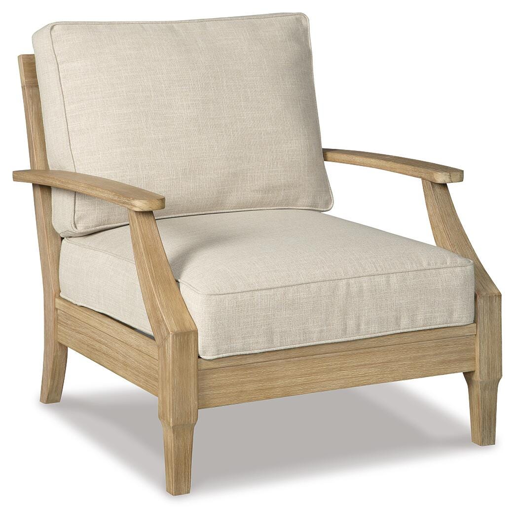 Clare View Lounge Chair with Cushion - Beige (1)