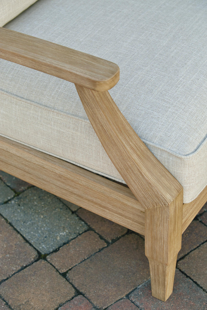 Clare View Outdoor Sofa, Loveseat and Lounge Chair - Beige (17)
