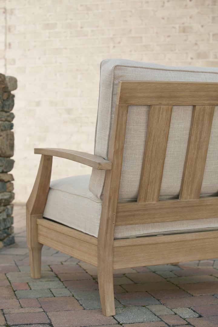 Clare View Outdoor Sofa, Loveseat and Lounge Chair - Beige (16)