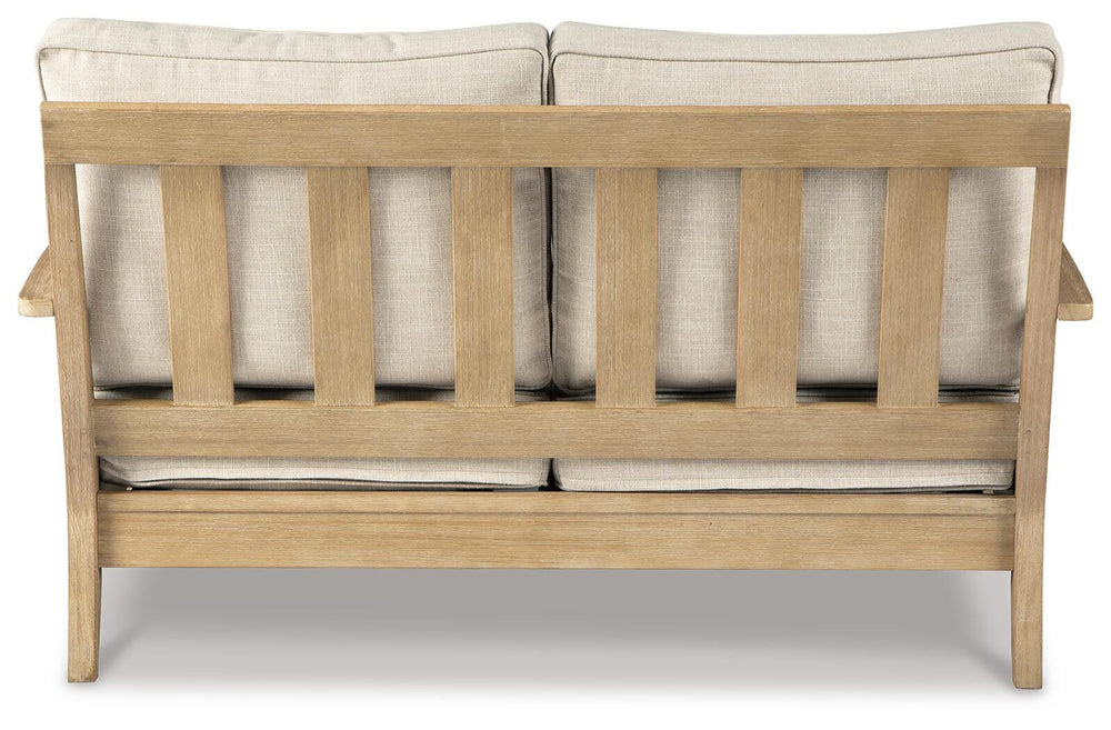Clare View Loveseat with Cushion - Beige (6)