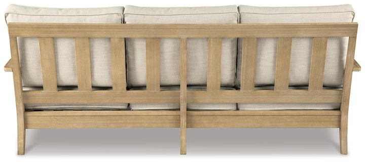 Clare View Outdoor Sofa, Loveseat and Lounge Chair - Beige (4)