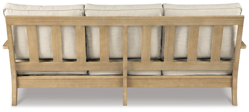 Clare View Outdoor Sofa, Loveseat and Lounge Chair - Beige (4)