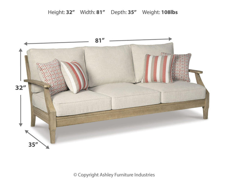 Clare View Sofa with Cushion - Beige (4)