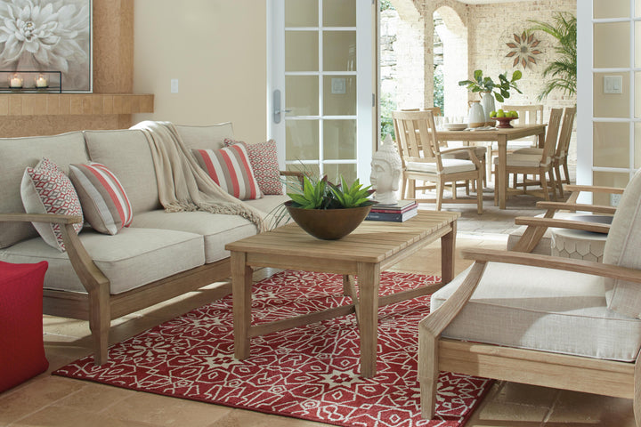 Clare View Sofa with Cushion - Beige (6)
