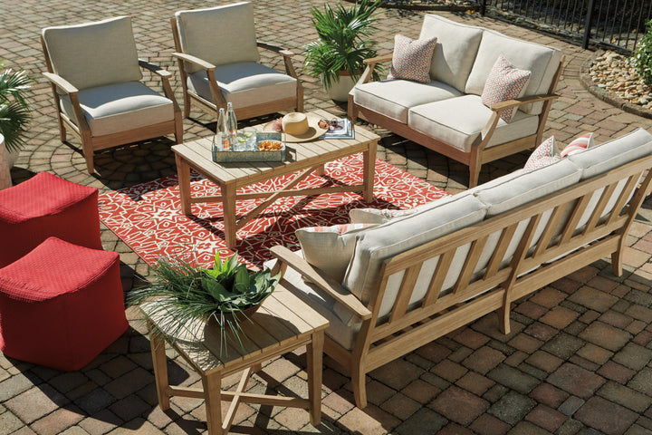 Clare View Sofa with Cushion - Beige (5)