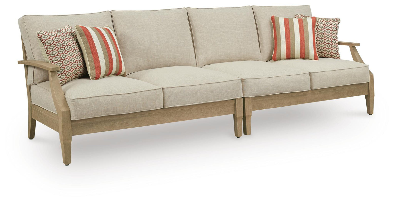 Clare View Right-Arm/Left-Arm Loveseat - Beige (1)