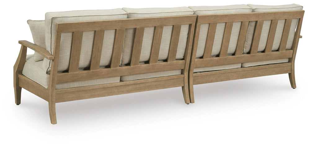 Clare View Right-Arm/Left-Arm Loveseat - Beige (3)