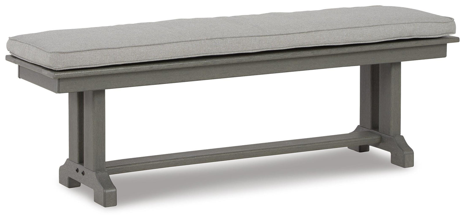Visola Bench with Cushion - Gray (1)